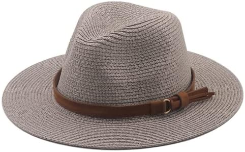 כובע פנמה פנמה כובעי שמש בקיץ לנשים גברים חוף כובע קש חוף אופנה UV הגנה שמש הגנה על כובע נסיעות
