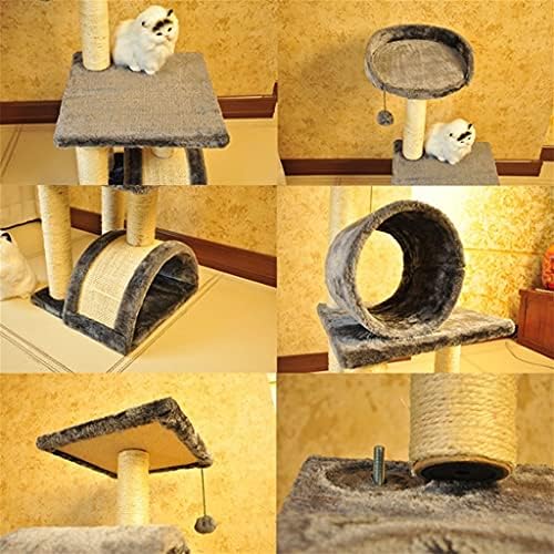 חתול עץ מגדל עץ מגרד לוח חתול מגדל קטיפה מוט חתול עץ חתול פעילות מרכז טיפוס מסגרת חתול דירה חתול טיפוס סטנד