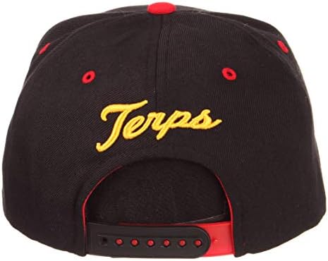 NCAA Zephyr Maryland Terrapins Mens Z11 Snapback כובע, גודל מתכוונן, צבע צוות