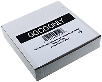 Gogoonly 50 ריק, ברור, 5 גרם צנצנות סיר פלסטיק, מיכלים קוסמטיים, עם מכסים-BH000507