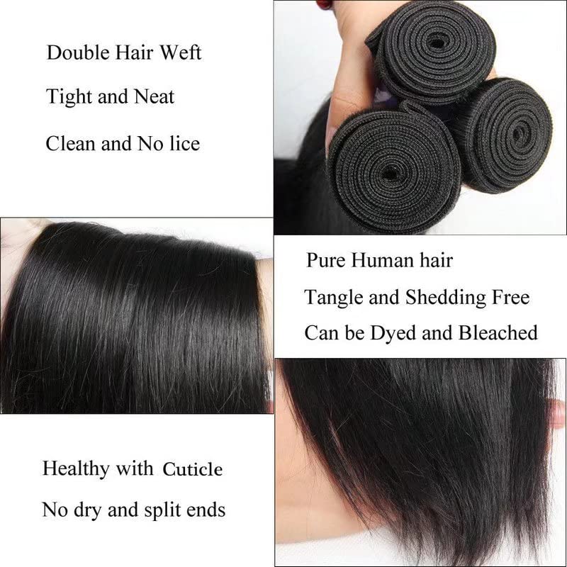 ישר שיער חבילות בתולה שיער טבעי חבילות טבעי שחור צבע שיער 8 אינץ 100 גרם יכול להיות צבוע לא סבך לא שפיכת