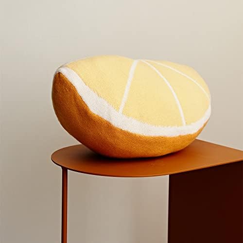 כרית תפוז תלת מימדית תלת מימדית, כרית תפוזים, כריות לזרוק פירות ממולאות, צעצוע דקורטיבי חמוד לילדים ספה