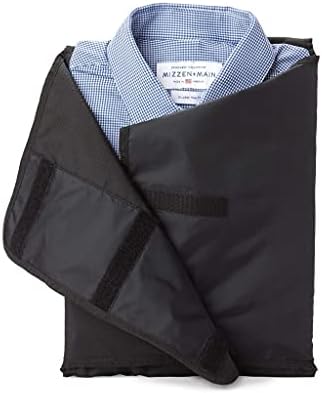 חולצה ארגונית-שחור-5 חתיכה ארגונית / תליית נסיעות ארגונית עם בגדי תיקיית מתקפל לוח כלול