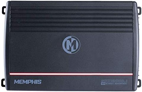 Memphis Audio SRX1200D.1 סדרת הפניה לרחוב מגבר SUBWOOFER MONO 1200 WATTS RMS @ 1-OHM, כפתור בס מרחוק כולל