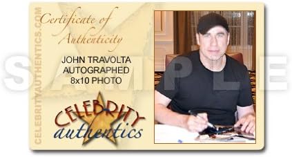 ג'ון טרבולטה חתימה 8x10 צילום מתכת יקרה