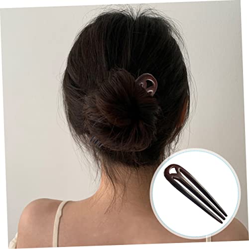 סיכת ראש יפני דקורטיבי שלוש שיער שחור פין מקל מקלות פקעת אביזרי אוויר סגנון סטיילינג עבור בנות-האנפו