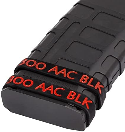 רעיון 300 להקות סימון מגזין Blackout, 10 חבילות 300 AAC BLK 7.62 x 35 ממ
