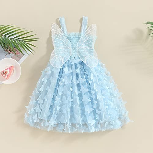תינוקת נסיכה תינוקת שמלת שמלת פרפר טול שכבה חצאית חצאית תינוקות פעוטה ילדה חתונה מסיבת יום הולדת שמלה