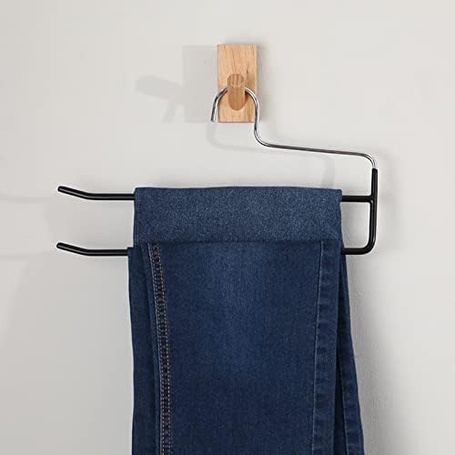קולבי מכנסיים פתוחים של Shimoyama, 10 חבילות, מוטות כפולים חוסכים בחלל קולב מכנסיים למכנסי