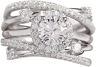 2023 חדש 2022 טבעת נירוסטה צבעוני יהלומי שרשרת מסתובב טבעת תכשיטים נשים של טיטניום פלדת טבעת כוכב