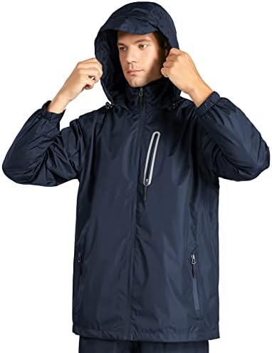 ציוד גולף של Swisswell חליפות גשם לגברים מעיל מעיל גשם אטום למים ברדס ומכנסיים לעבודות דיג חיצוניות