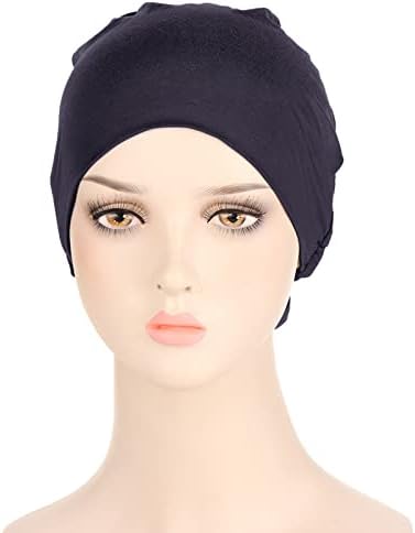 נשים הפיך מתכוונן ואגלי צמת כובע מוסלמי לפרוע סרטן לעטוף כובע שינה כובעי סאטן סנטימטר פאנק כובע