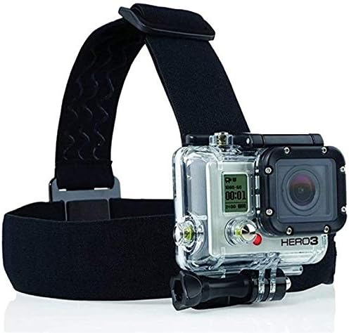 Navitech 8 ב 1 אקשן אקשן מצלמה משולבת משולבת עם מארז אדום - תואם למצלמת הפעולה של Dragon Touch 4K,