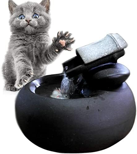 חיות מחמד מזרקת נייד אוטומטי זרימת חתול מתקן מים לחיות מחמד זרימת מים שתיית מזרקת עבור גור, קטן בעלי החיים