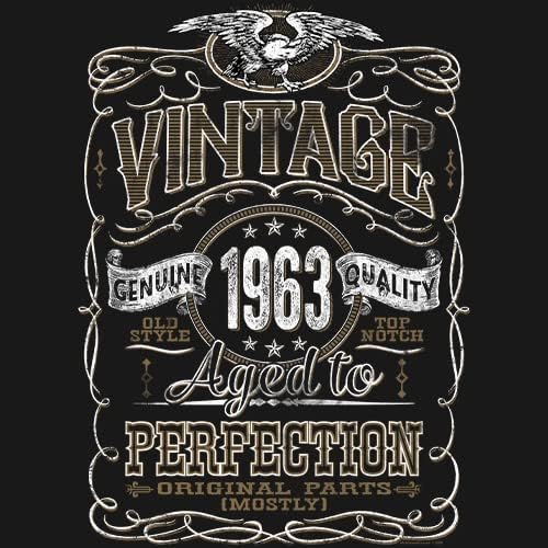 מתנת יום הולדת 60 חולצת טריקו גברים-וינטג ' 1963 בגילאי לשלמות-מתנת יום הולדת 60