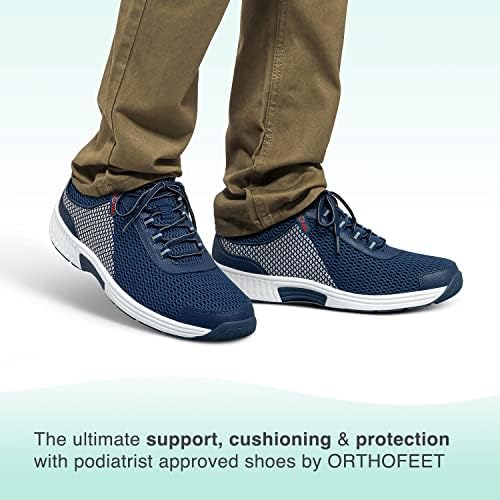 נעלי צמחיות חדשניות של אורתופט לגברים - אידיאלי להקלה על כאבי עקב. נעלי הליכה טיפוליות עם תמיכה קשתית,