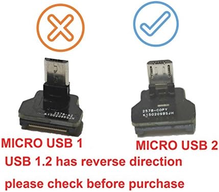 קצר דק שטוח שטוח מיקרו USB FPV שטוח דק דק דק דק כבל FPC כבל מיקרו USB 90 מעלות זווית למיקרו USB 90