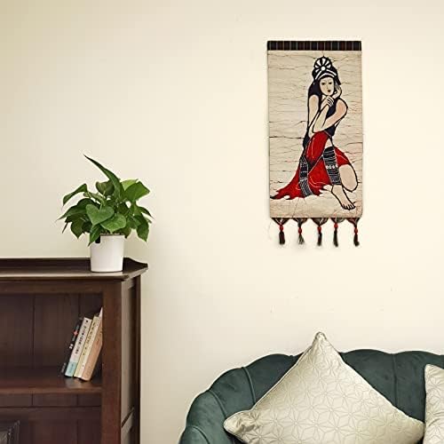 ציור אמנות שבטי סיני של באטיק סיני 9.8 x 16.9 קיר תלוי בחדר בית עיצוב 487