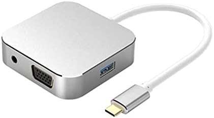 KXDFDC USB Type -C עד -תואם VGA AUDIO USB3.0 מתאם תחנת עגינה לסוג C USB 3.0 HUB