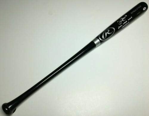 דייב רוברטס חתם על עטלף בייסבול פרו דוגמנית אלופת סדרת העולם 2004 PSA 8A78138 - עטלפי MLB עם חתימה