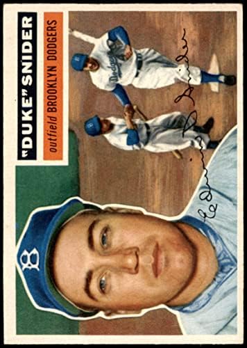 1956 Topps 150 Gry Duke Snider Brooklyn Dodgers Ex Dodgers