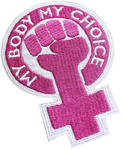 גופי הבחירה שלי אגרוף ברזל רקום על תפירה על סמל טלאים פרו בחירה פמיניזם פמיניזם זכויות נשים תג