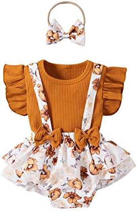 Xifamniy בגדי תינוקות בגד תלבושת חצאית קיץ מכנסיים קצרים עם יילוד תינוק
