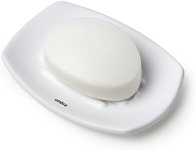 מיכל כלי סבון אמברה קורסה לאמבטיה-מחזיק בר סבון קרמי מט סגלגל פחם לכיור אמבטיה-משתלב יפה במגש נוחות