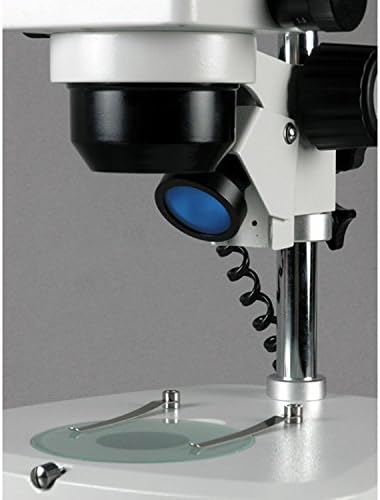 מיקרוסקופ זום סטריאו משקפת מקצועי של אמסקופ ש-2-הרץ, עיניות 5-פי, 10-פי ו-20-פי, הגדלה 5-פי 80, מטרת זום