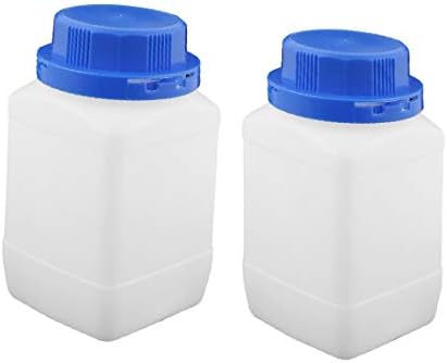 X-DREE 2 PCS 750 מל פלסטיק ריבוע רוחב רחב דגימה כימית מדגם מגיב עיבוי בקבוק (ispessimento della bottiglia del