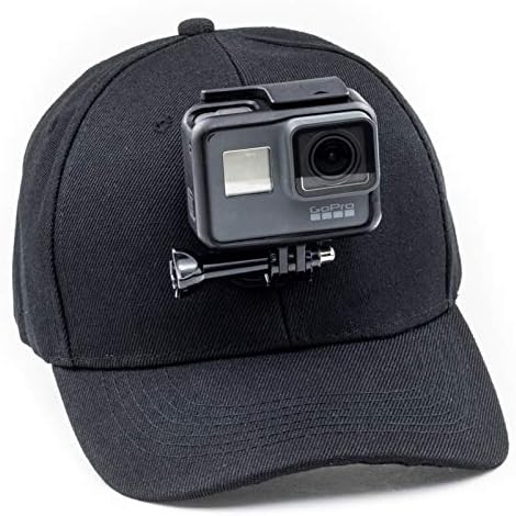 בייסבול כובע כובע עם פעולה מצלמה מחזיק הר סוגר עבור גופרו גיבור מקס / די. ג ' יי אוסמו פעולה