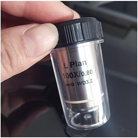אביזרי מיקרוסקופ מרחק עבודה ארוך פי 100 אינפיניטי חומרים מתכלים למעבדת חוטים אובייקטיביים