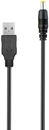 PPJ כבל טעינה USB נייד מחשב נייד PC 5V DC עופרת חוט מטען חשמל עבור AXESS TA2506 TA2506-10BK 10.1 TA2508