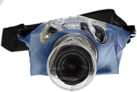 Navitech Blue DSLR SLR אטום למים מארז דיור מתחת למים/כיסוי שקית יבש תואמת ל- Nikon D3300