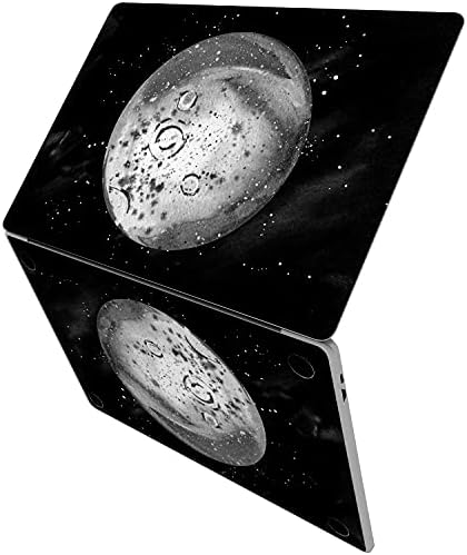 עור ויניל אלטרנטיבי תואם ל- MacBook Air 13 אינץ 'מק פרו 16 רשתית 15 12 2020 2019 2018 ירח מלא כוכבים שחורים