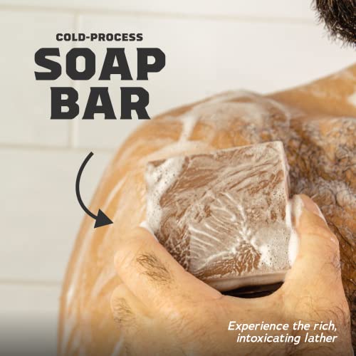ד ר סקוואץ כל סבון בר טבעי לגברים, 5 בר מגוון לארוז-אלוורה, הדר הדר, מוס זהב, זפת אורן ורום המפרץ