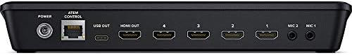 עיצוב בלקמגייה ATEM MINI PRO ISO HDMI Livestream Switch עם כבל HDMI במהירות גבוהה 6 'כבל HDMI