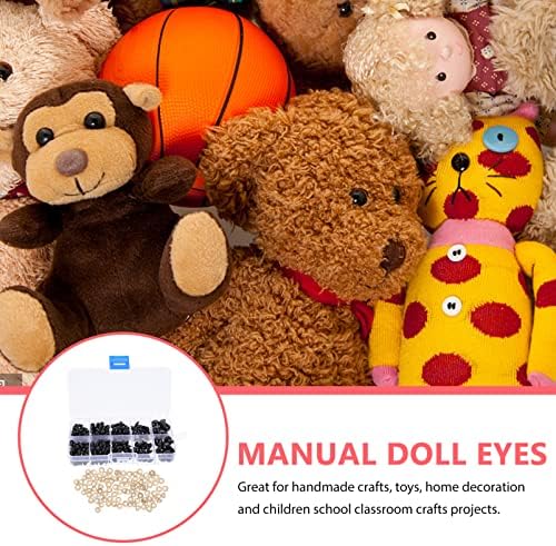 Sewacc צעצועים לבעלי חיים 200 יחידות בטיחות פלסטיק בטיחות עיניים לבטיחות פלסטיק עיניים 10 ממ עיניים בטיחות פלסטיות