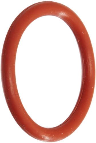 324 סיליקון O-Ring, 70A דורומטר, אדום, 1-3/8 ID, 1-3/4 OD, 3/16 רוחב