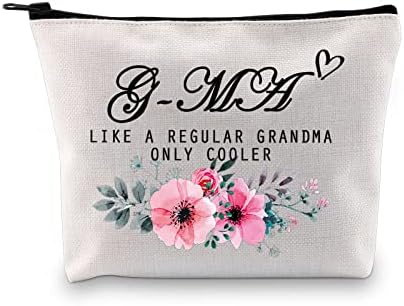 G-MA סבתא תיק איפור איפור G-MA אביזרים תיק G-MA כמו סבתא רגילה רק מתנה ליום אמהות קרירה יותר לסבתא G-MA