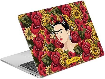 עיצובים של תיק ראש מורשה רשמית פרידה קאהלו דפוס דיוקן פרחוני מדבקת ויניל מדבקות עור מדבקות תואם ל- MacBook