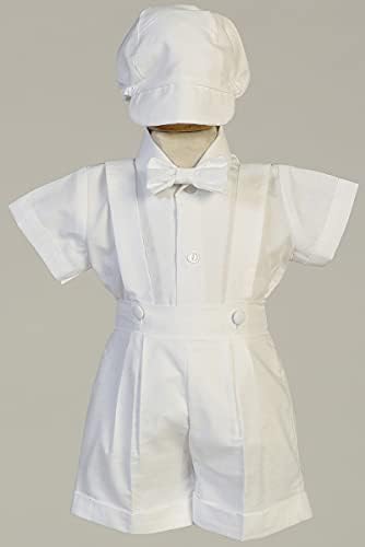 תלבושות טבילה לבנים, תלבושת טבילה של תינוק, בגדים קצרים של אפוד טבילה - Ropa de Bautizo para