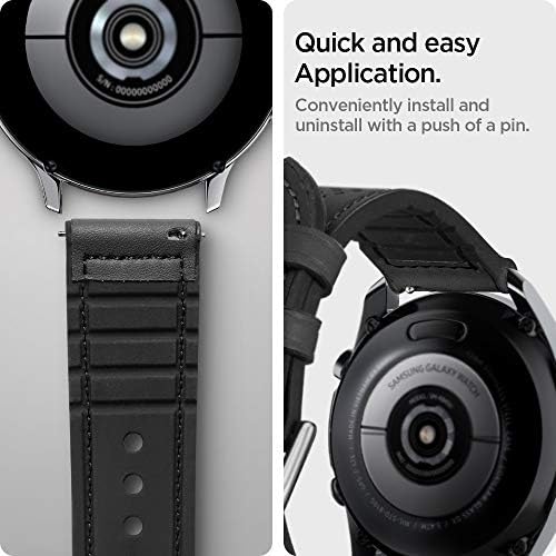 Spigen Retro Fit מעוצב עבור Samsung Galaxy Watch 3 45 ממ רצועת רצועה / Galaxy Watch 46 ממ להקה / OnePlus Watch