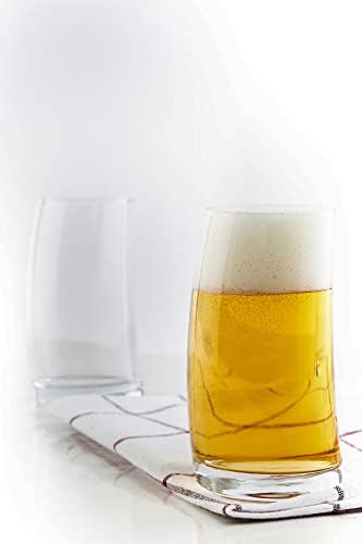 ביאנדקו פינגווין בירה ליטר זכוכית - פרימיום ארוך לשתות, אייס משקאות קוקטייל זכוכית 13.2 אונקיה