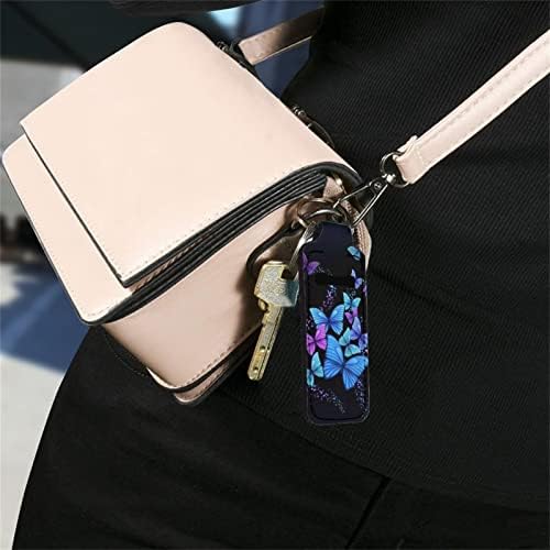 מחזיקי מפתחות מחזיק שפתון שרוול מגן שפתון פאוץ לנשיאה קלה נסיעות אביזרי עבור בנות