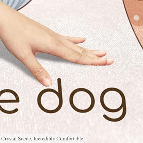 Llnsupply גודל גדול 5 מטר ילדים עגול ילדים שטיח שטיח גביע חמוד כלב משתלת שטיחי שטיחים לא להחליק