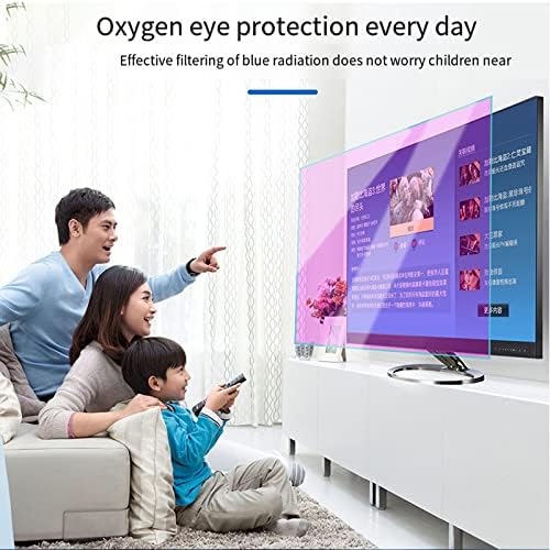 אור כחול אנטי 32-75 אינץ 'מגן על מסך טלוויזיה, אנטי- UV/אנטי-גלגול/אנטי-סקרט סרט מסנן אולטרה-ברור