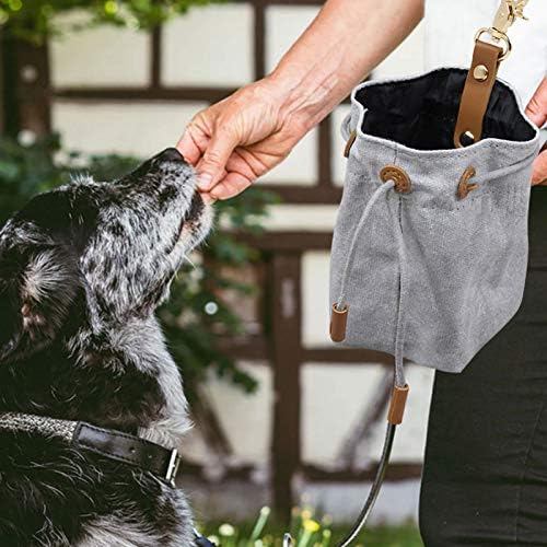 Fayear נייד כלבים מתייחסים שקיות כיס לאימונים, טפל בשקיות לרצועה של כלבים, מחזיק אחסון לטיפול בשקית מזון