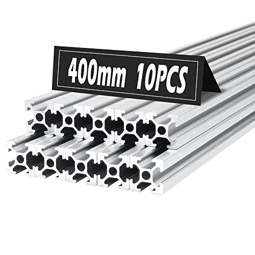 Prolee 10 חבילה 15.75 אינץ '2020 T Slot Aluminum Eluminum Extantain Anodized Linear Rail למדפסת