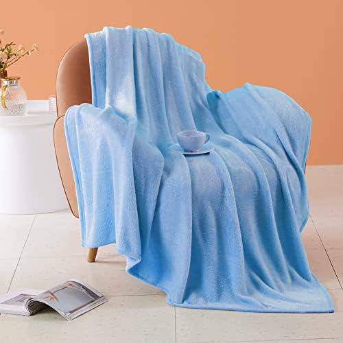 Beautyex Gleece זורק שמיכה לספה ספה או מיטה ， זורקים שמיכת קטיפה מטושטשת רכה, שמיכת הברכיים של פלנל